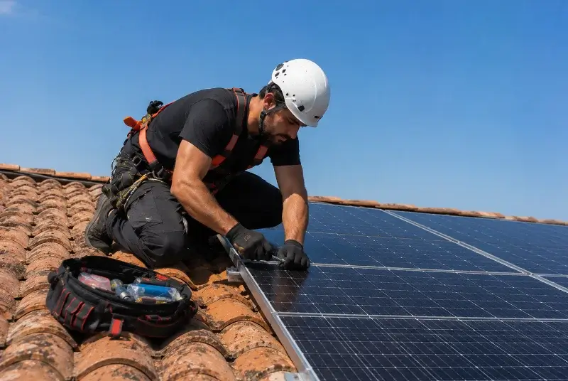 Maintenance et monitoring de panneaux solaires à Maillat